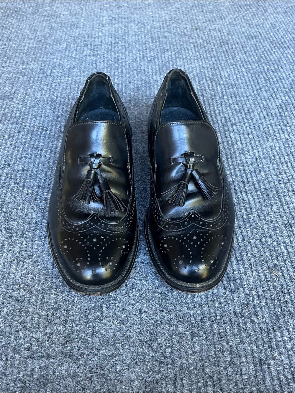 Vintage Florsheim Imperial Tassel Wingtip Shoes